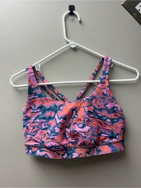 Lululemon Women’s Hyper Flow Pink Multi Energy Bra